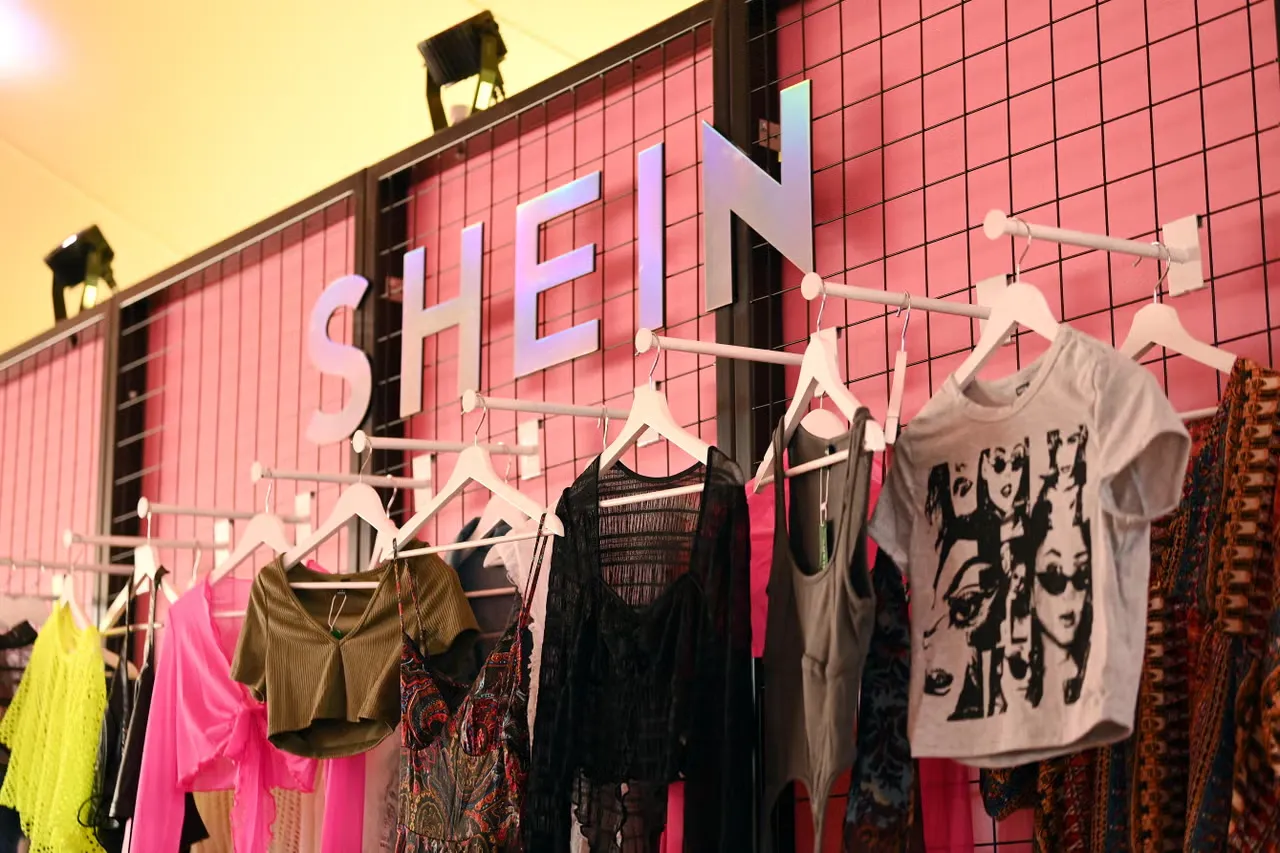 Inside a Shein store